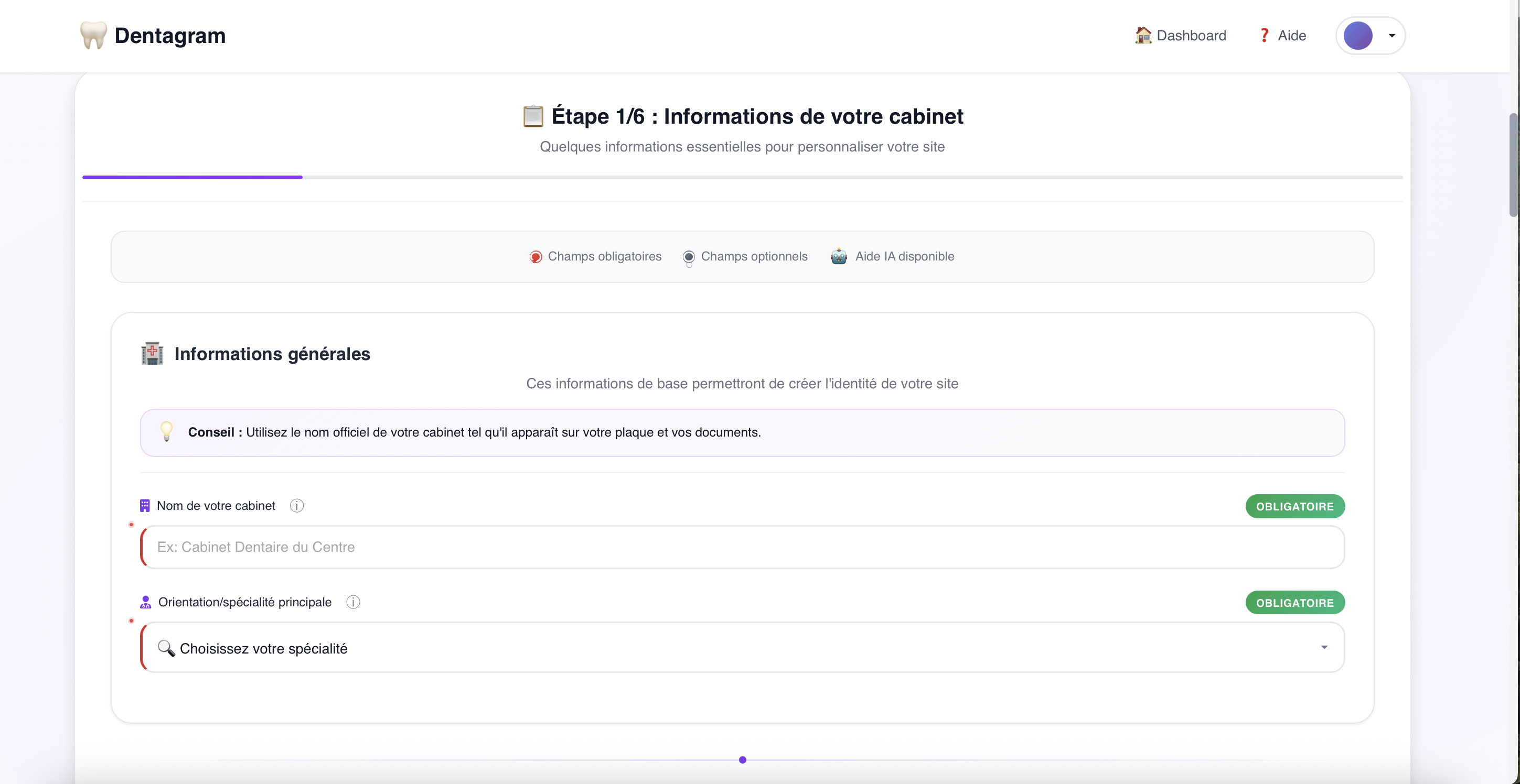 Exemples de sites